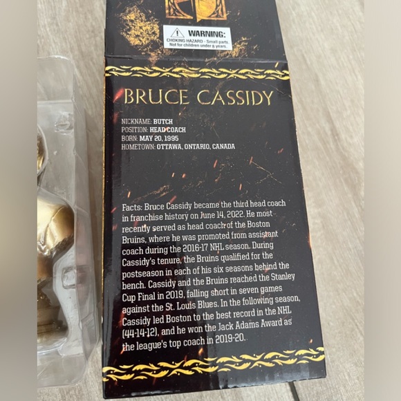 Vegas Golden Knights Bruce Cassidy figurine statue bust - Picture 6 of 7